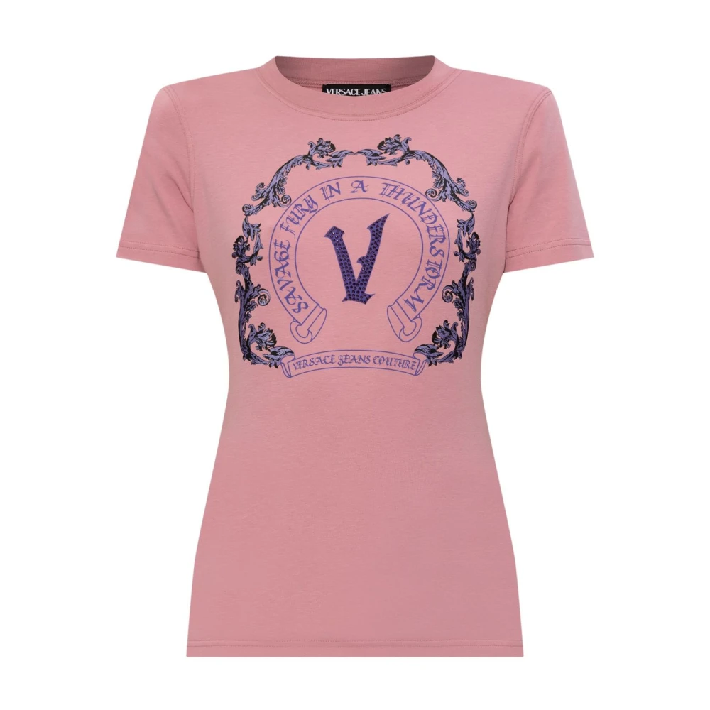 Versace Jeans Couture Stijlvolle Jeans Collectie Pink Dames