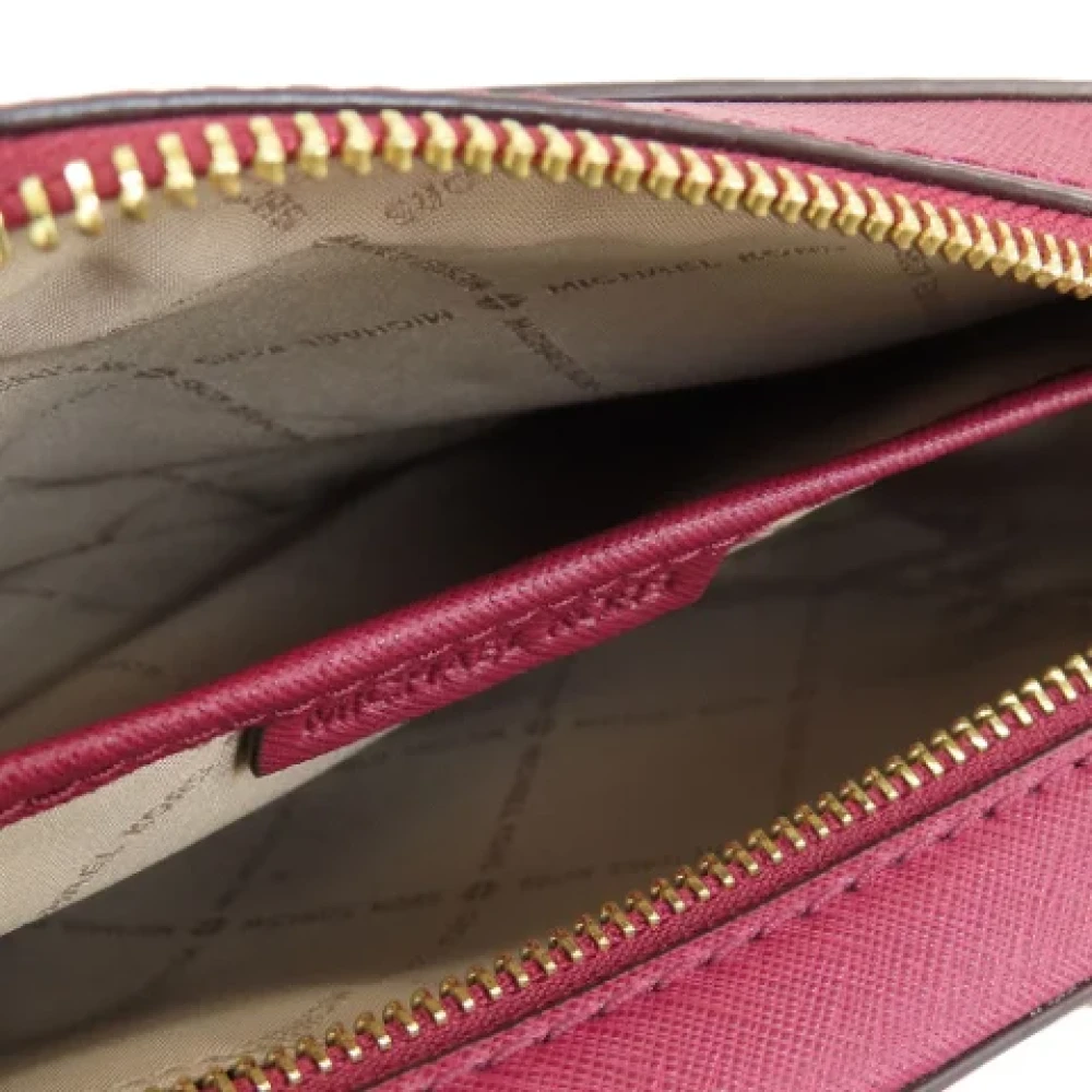 Michael Kors Pre-owned Leather shoulder-bags Red Dames