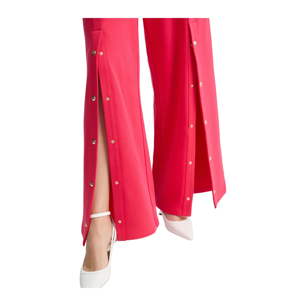 Liu Jo Rode Katoenmix Joggingbroek Red Dames