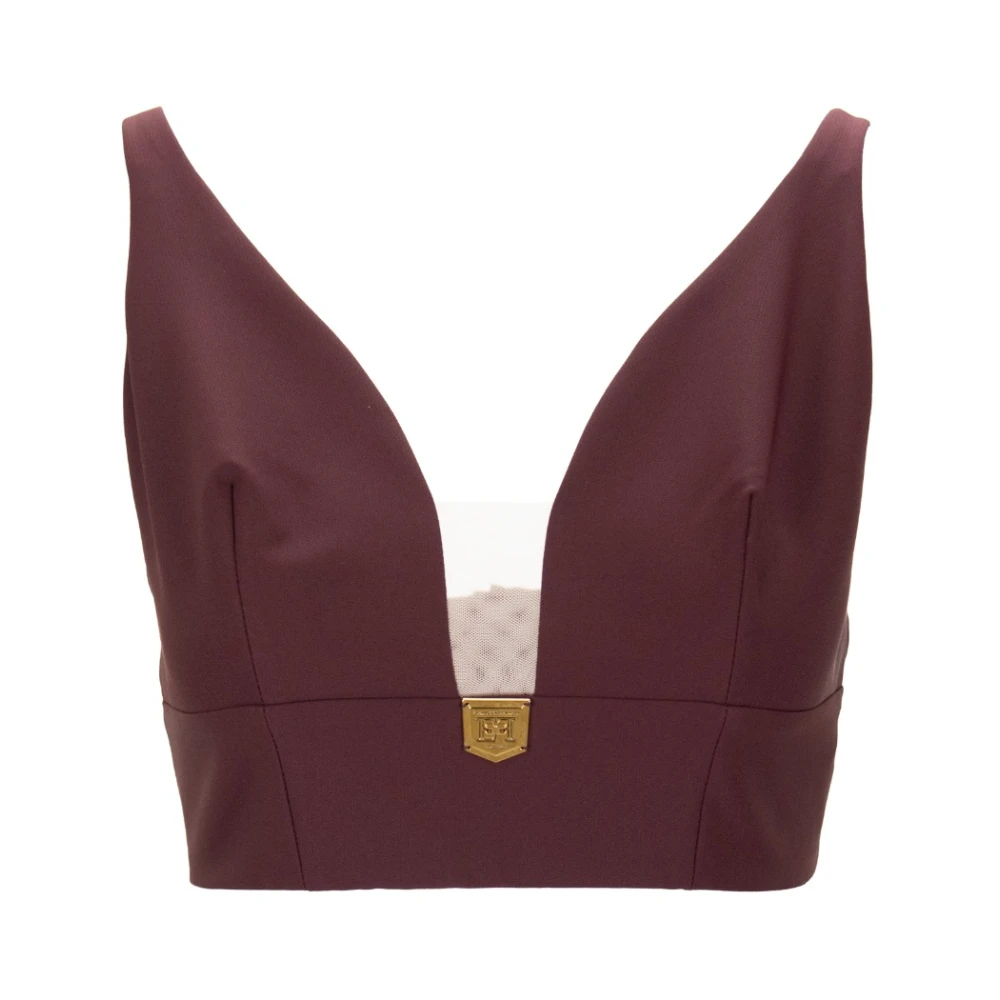 Tops > Sleeveless Tops - - Elisabetta Franchi - Modalova