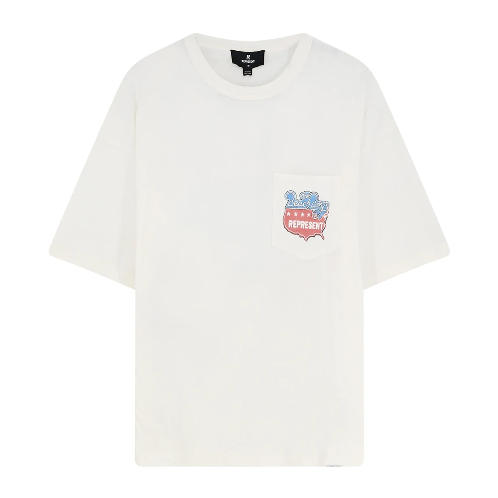 Represent Men's White Crew Neck T-Shirt - T-Shirts - Xl - Tops