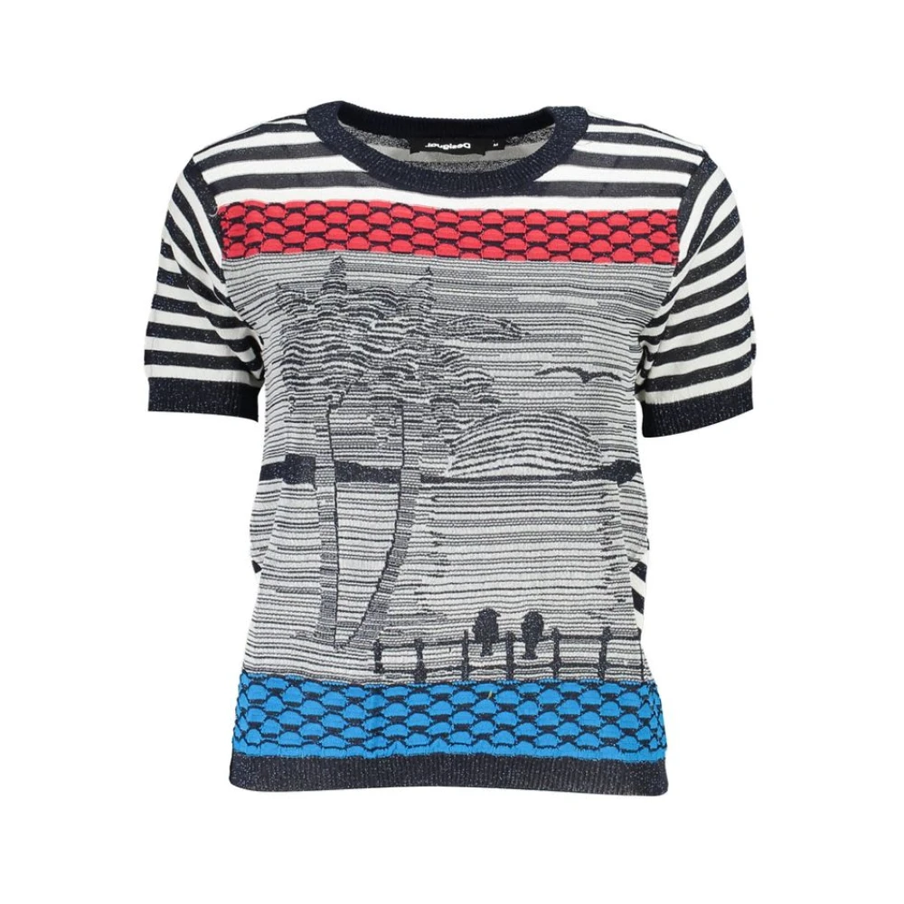 Desigual Mujer Azul Jerseys, Talla: M