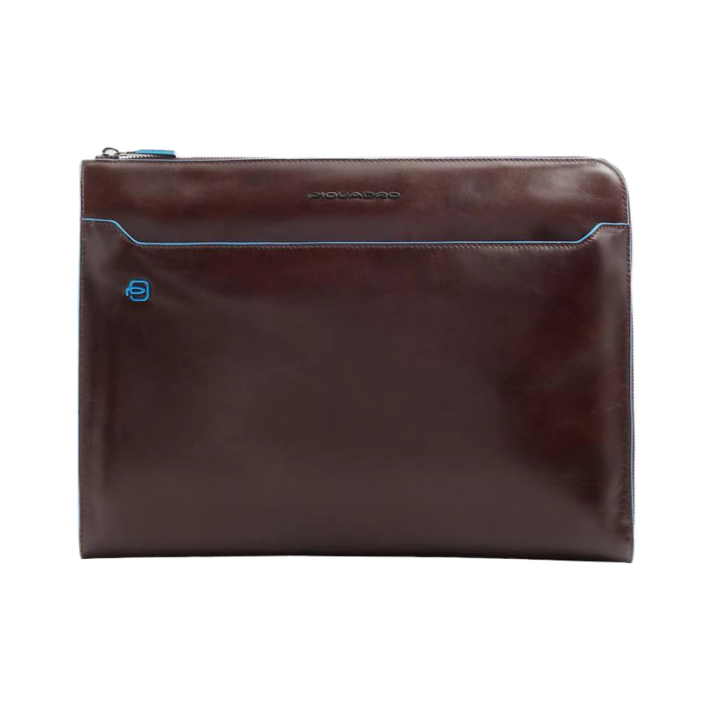 Piquadro Unisex Brun Väskor One Size, Läder, Läder Laptopfodral