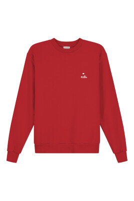hjerte-logo-bomuldssweatshirt