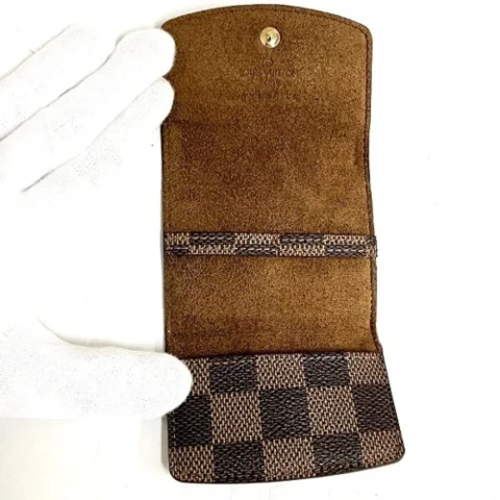 Louis Vuitton Vintage Pre-owned Fabric home-office Brown Dames