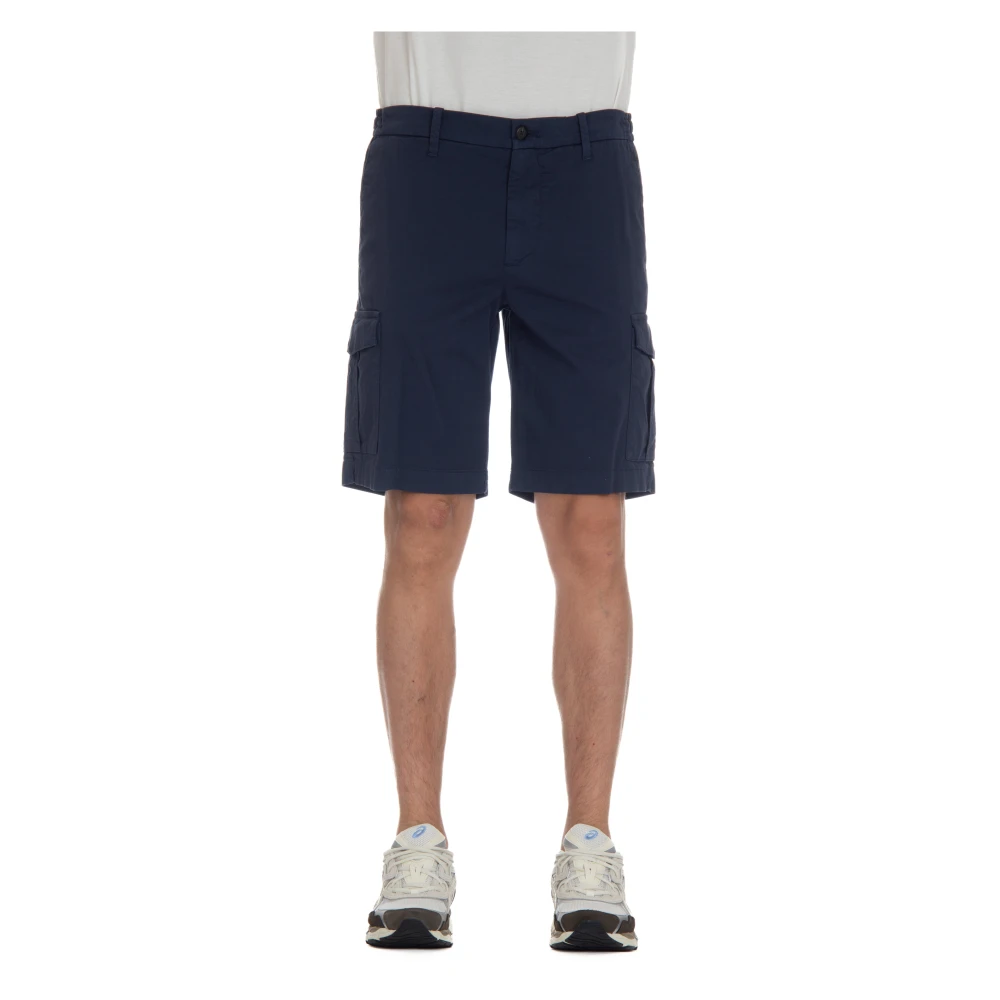 Herre, Shorts, Blå, W34