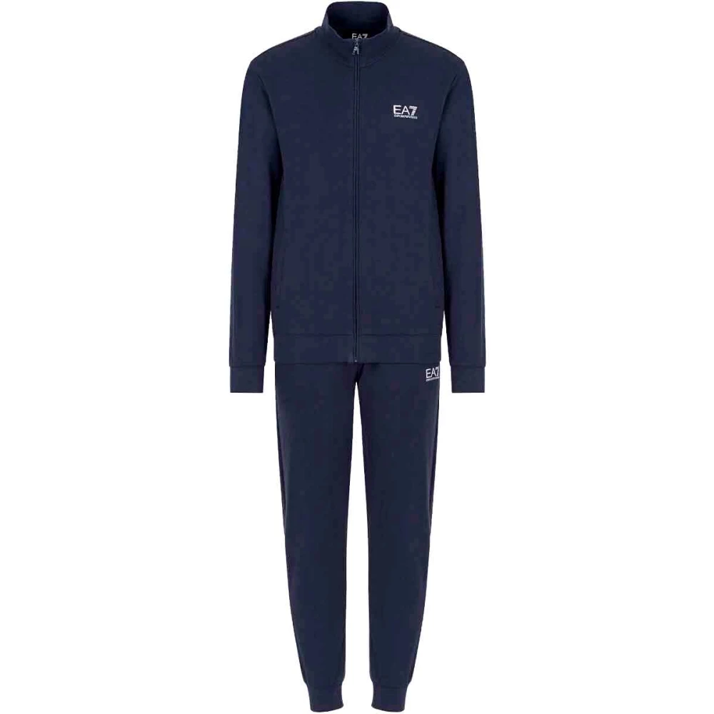 Emporio Armani Ea7 Mannelijk Blauw Tracksuit