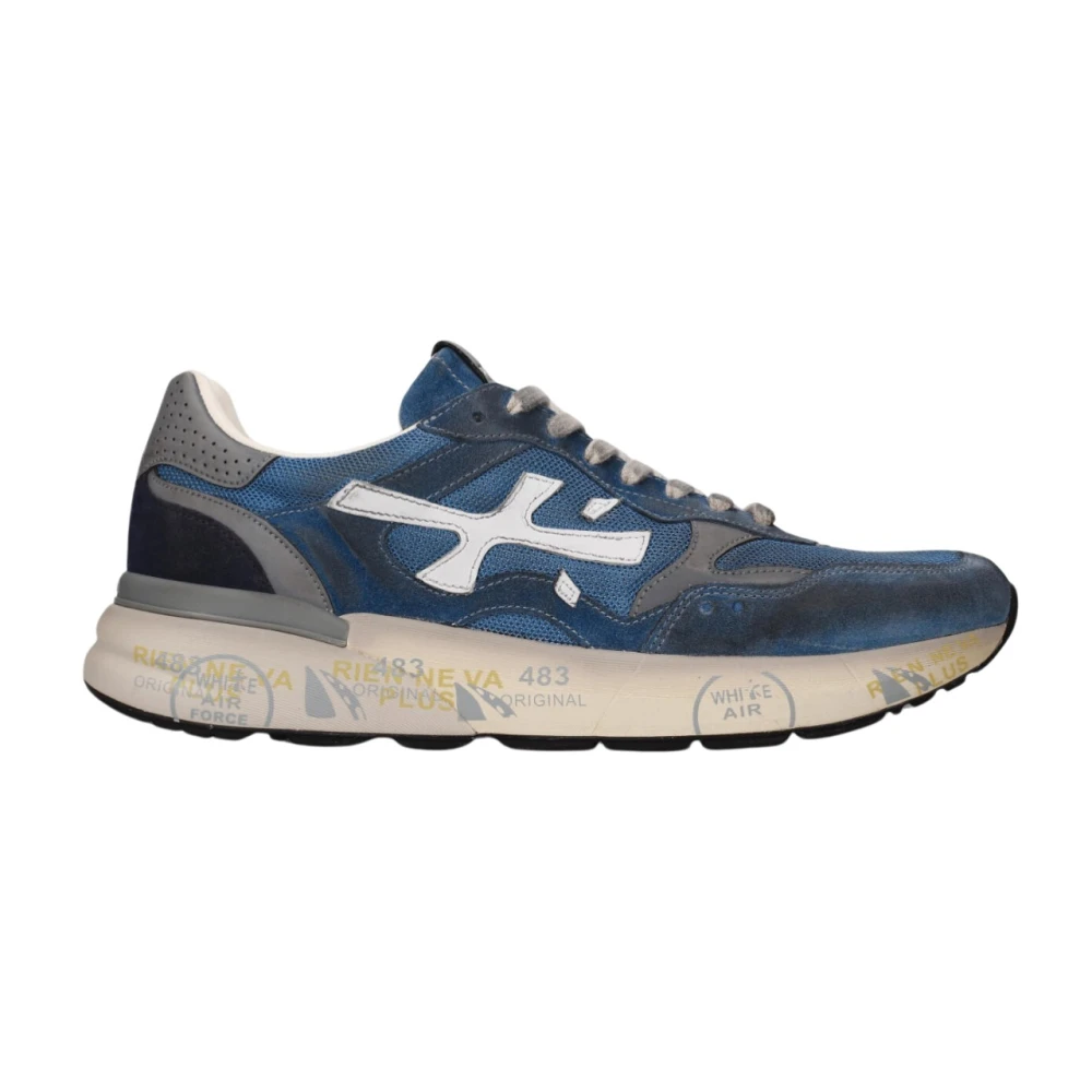Premiata Men's Blue Sneakers, 10 Uk, Mick 0.1 8120