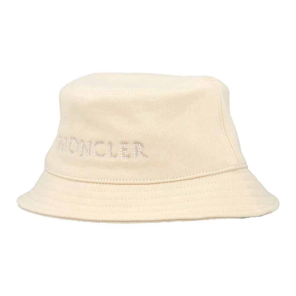 Moncler Stijlvolle Bucket Hat voor dagelijks gebruik Beige Dames