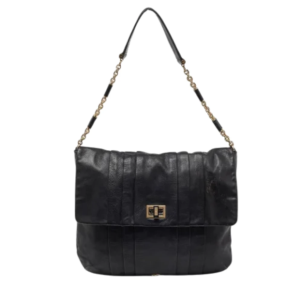 Anya Hindmarch Pre-owned Leather handbags Black Dames