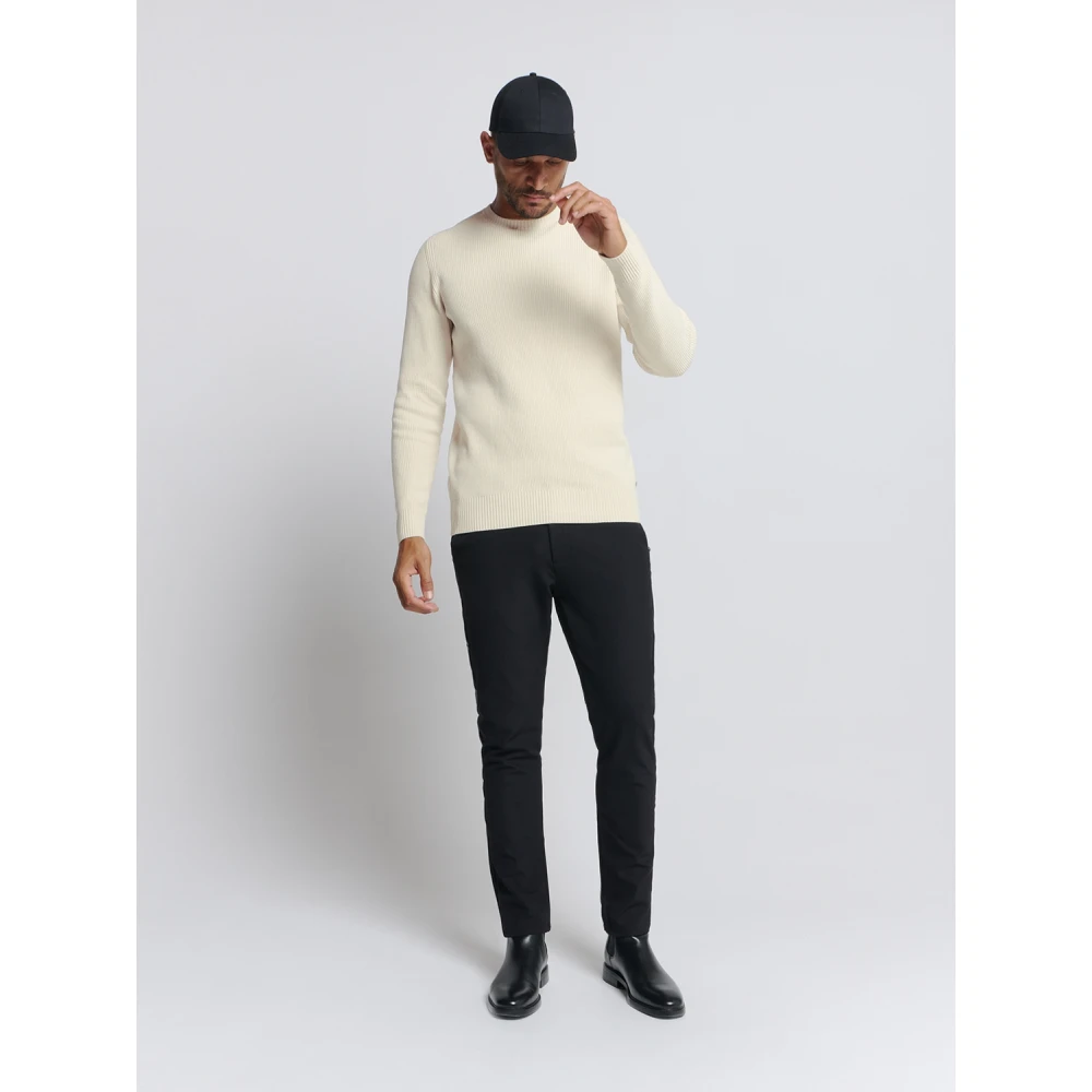 No Excess Chenille Crewneck Pullover Sweater Gray Heren