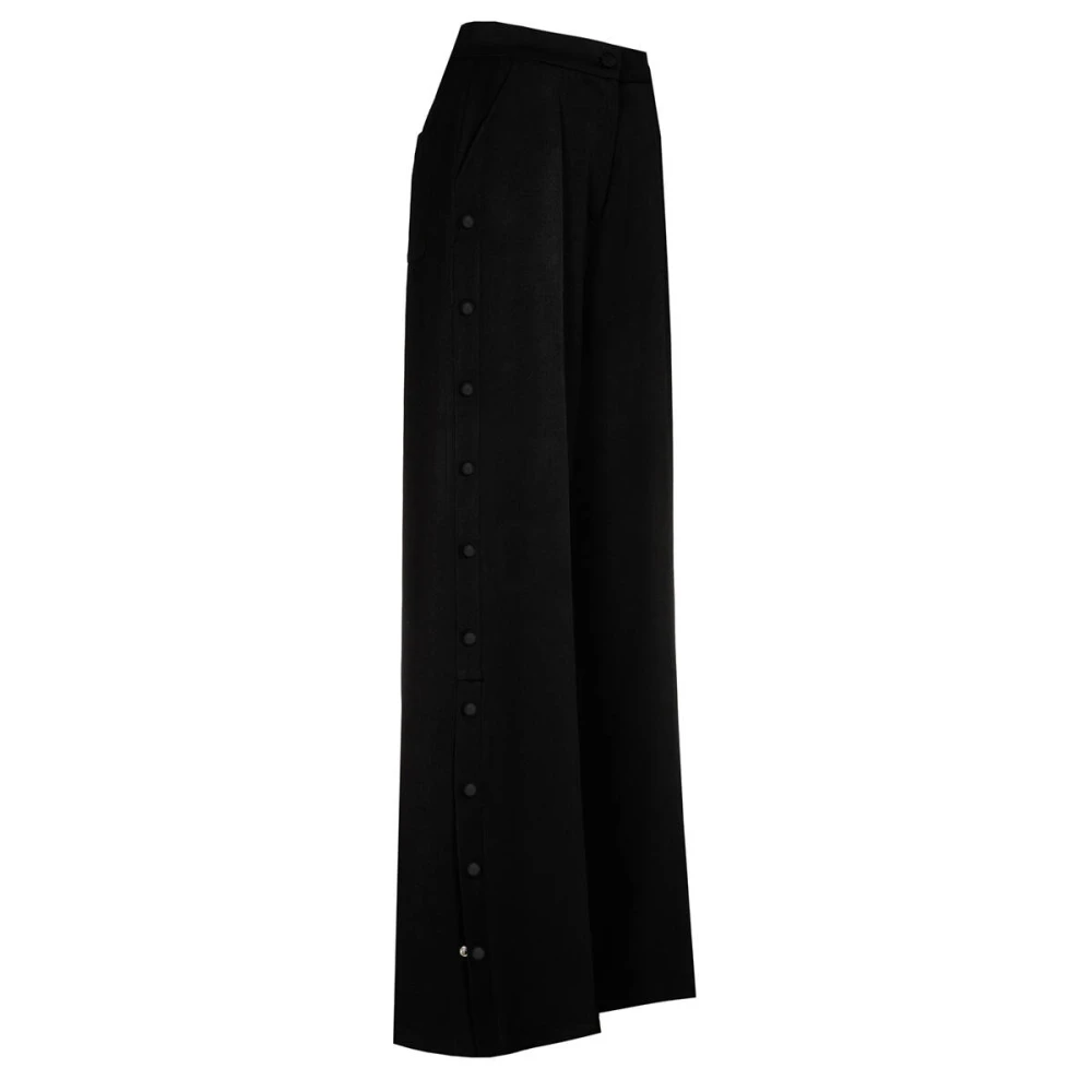 Caroline Biss Elegante Wijde Broek Black Dames