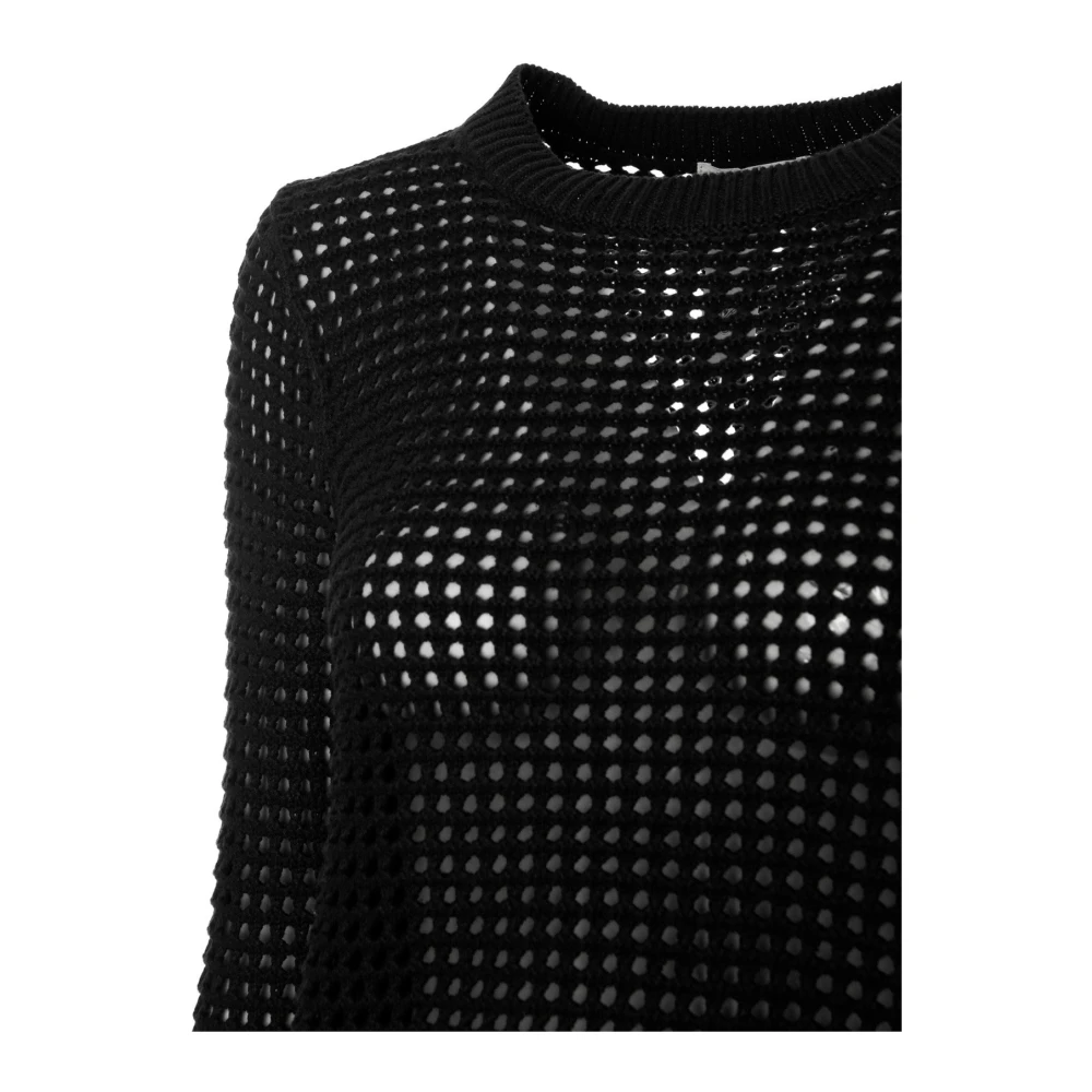 Levi's Superbloom Crochet Sweater Black Dames