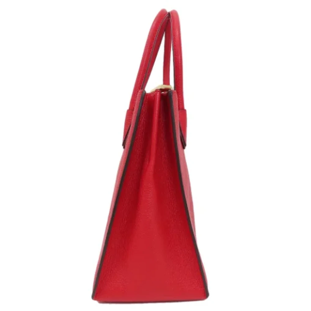 Michael Kors Pre-owned Leather handbags Red Dames