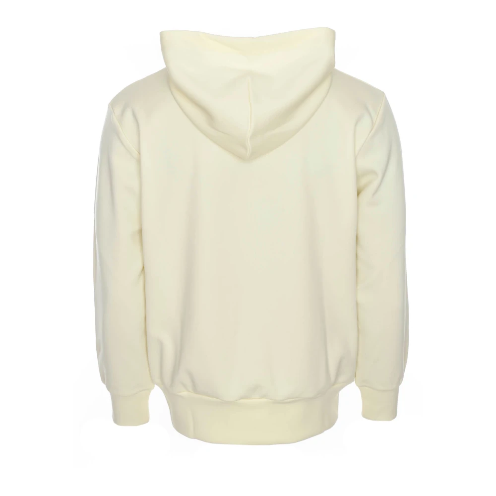Comme des Garçons Play Stijlvolle Zip-Through Sweatshirt Beige Heren