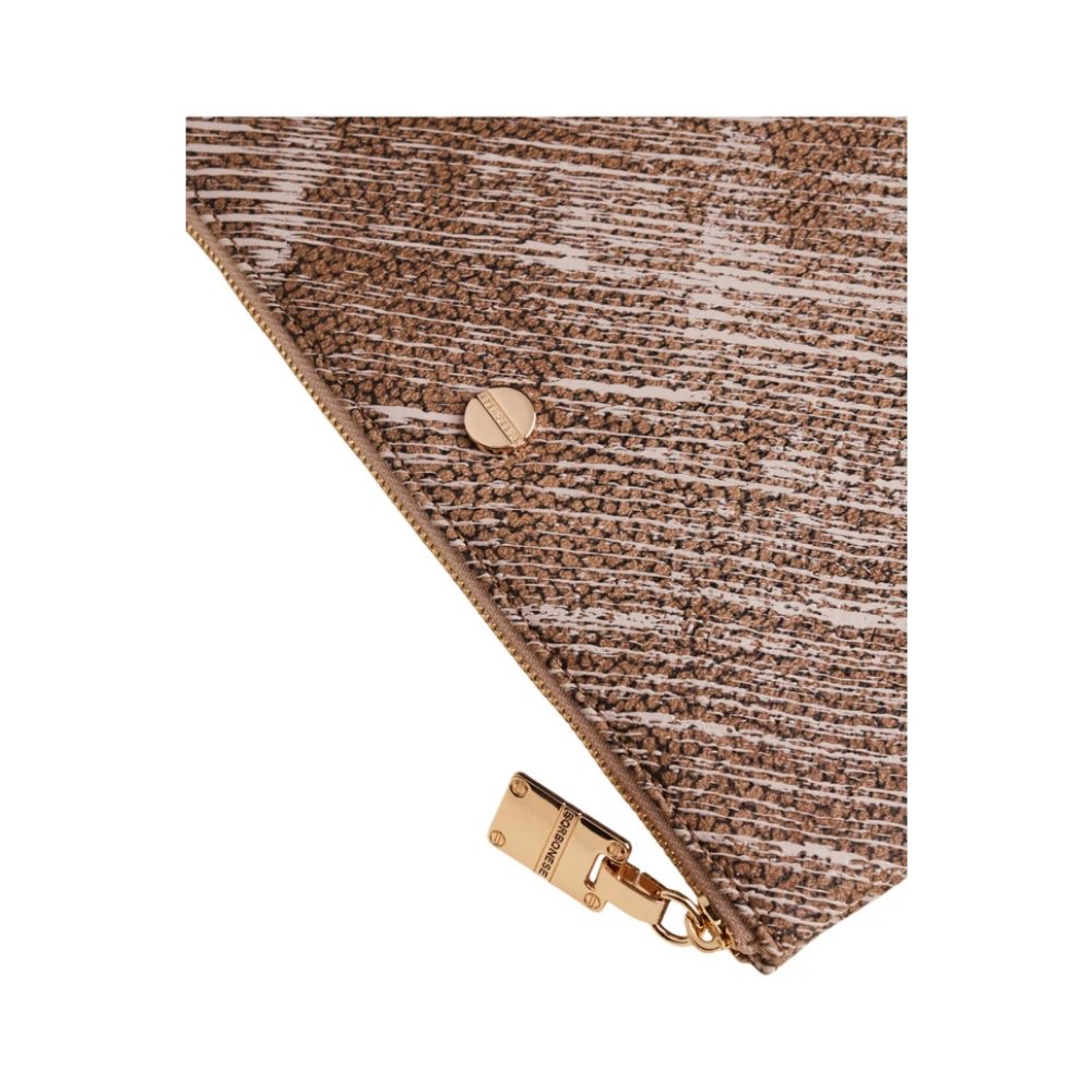 Borbonese Stijlvolle Mini Tas Beige Dames