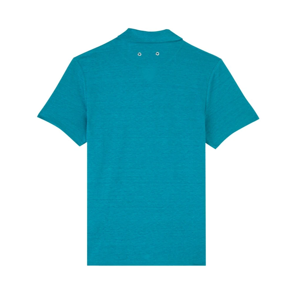 Vilebrequin Heren Linnen Jersey Polo Shirt Blue Heren