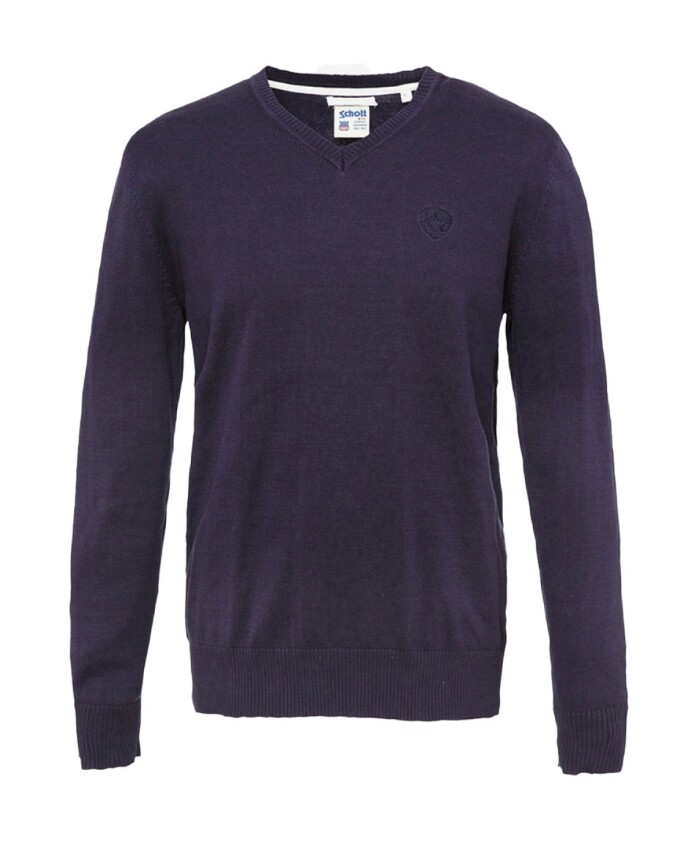 pull-100-coton-col-v-tons-les-bleus
