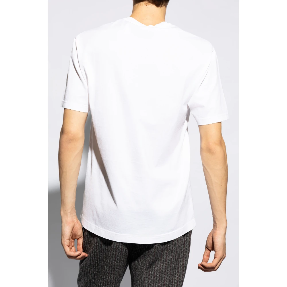 ETRO Katoenen T-shirt White Heren