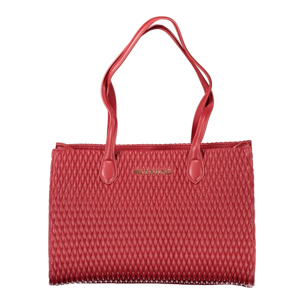 Valentino by Mario Valentino Rode Schoudertas met Binnenzak Red Dames