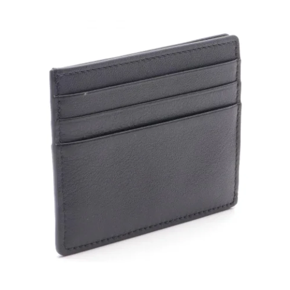 Versace Pre-owned Leather wallets Black Dames