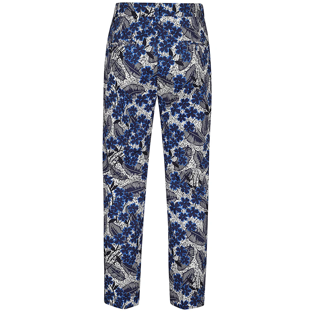 Max Mara Weekend Multicolor Katoenen Skinny Broek Multicolor Dames