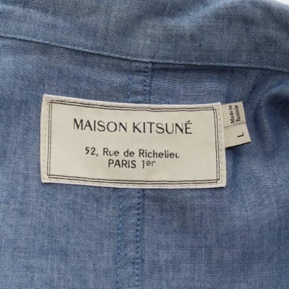 Maison Margiela Pre-owned Cotton outerwear Blue Heren