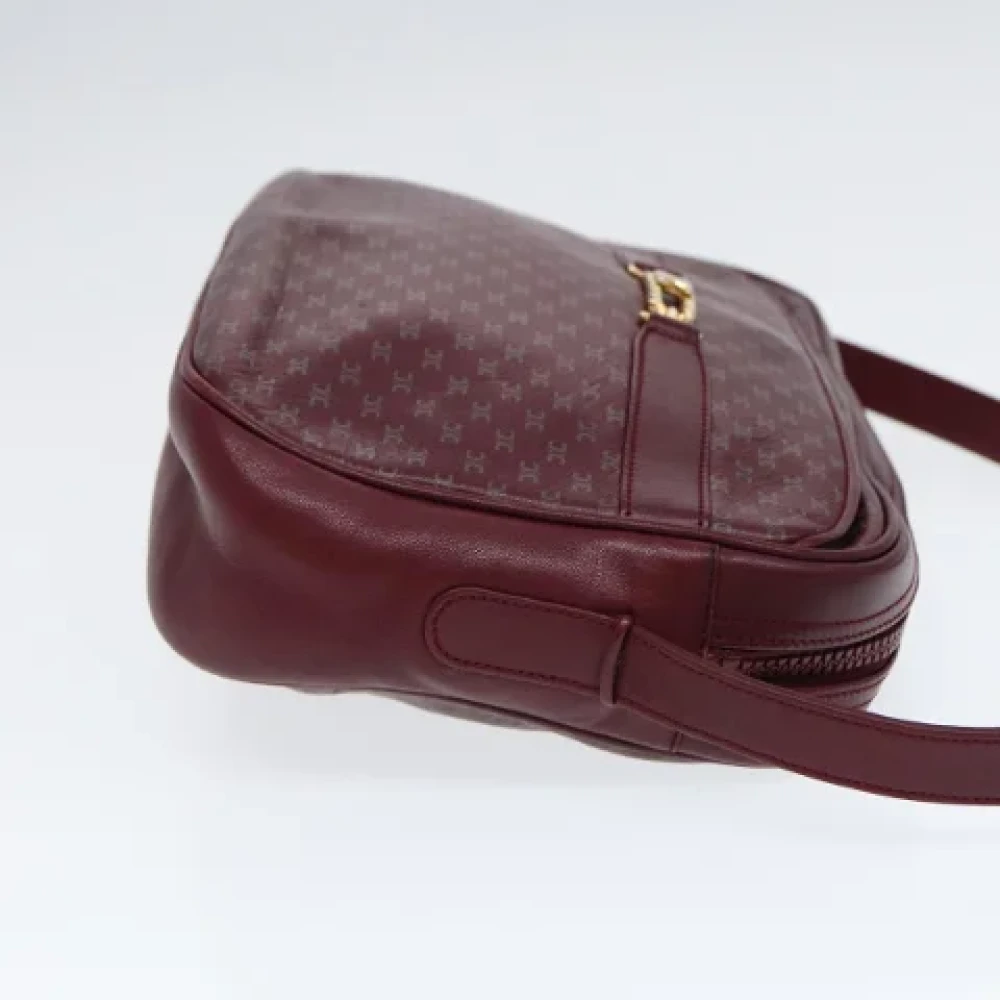 Celine Vintage Pre-owned Leather celine-bags Red Dames