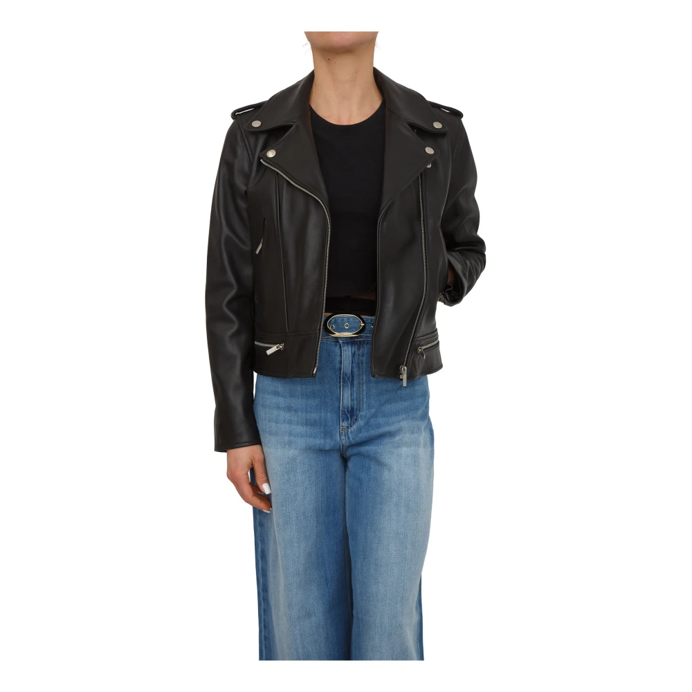 Twinset Mujer Negro Chaquetas, Talla: S