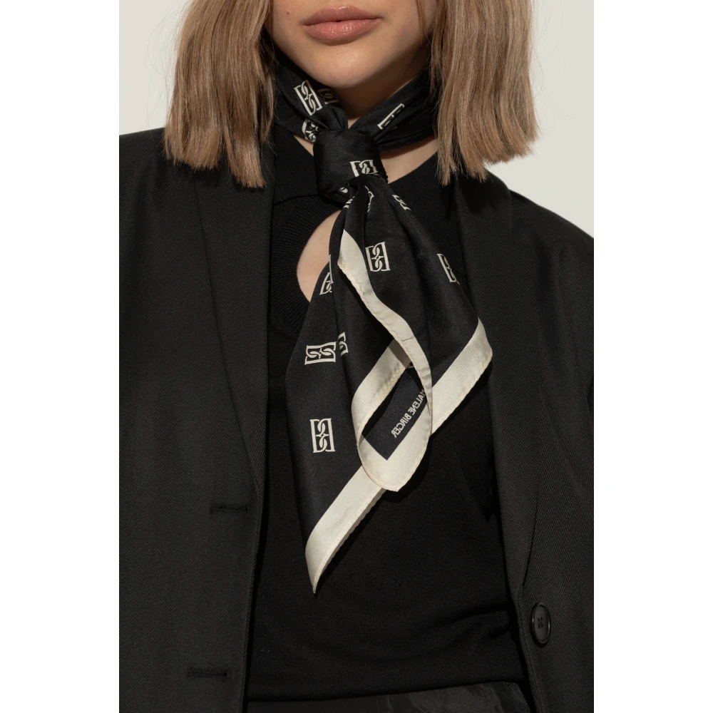 By Malene Birger Sjaal Monnas By Herenne Birger Black Dames