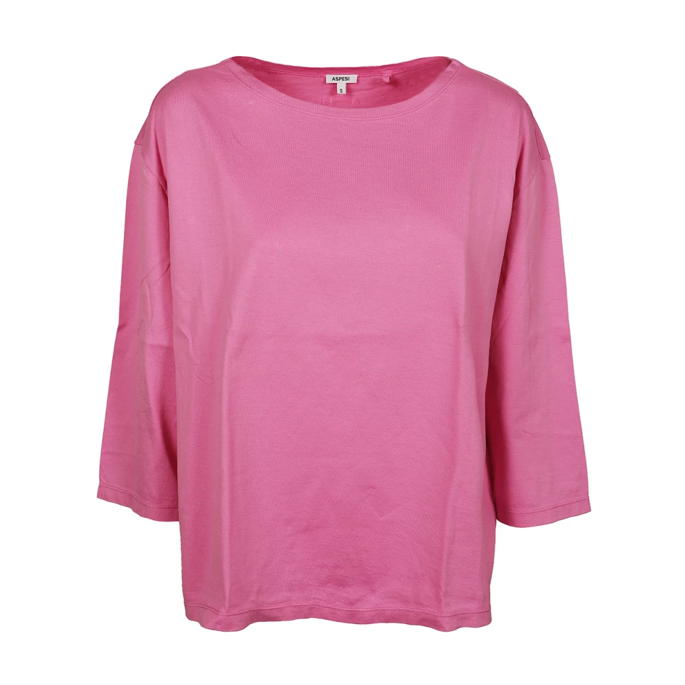 Aspesi - Tops > T-Shirts - Pink - Aspesi - Modalova