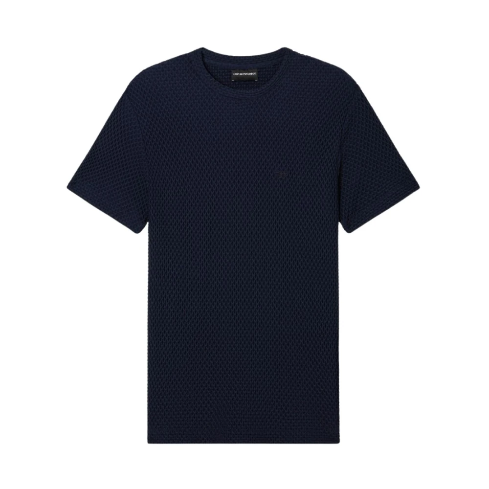 Emporio Armani Hombre Azul - Crewneck - Tops - L - Crewneck