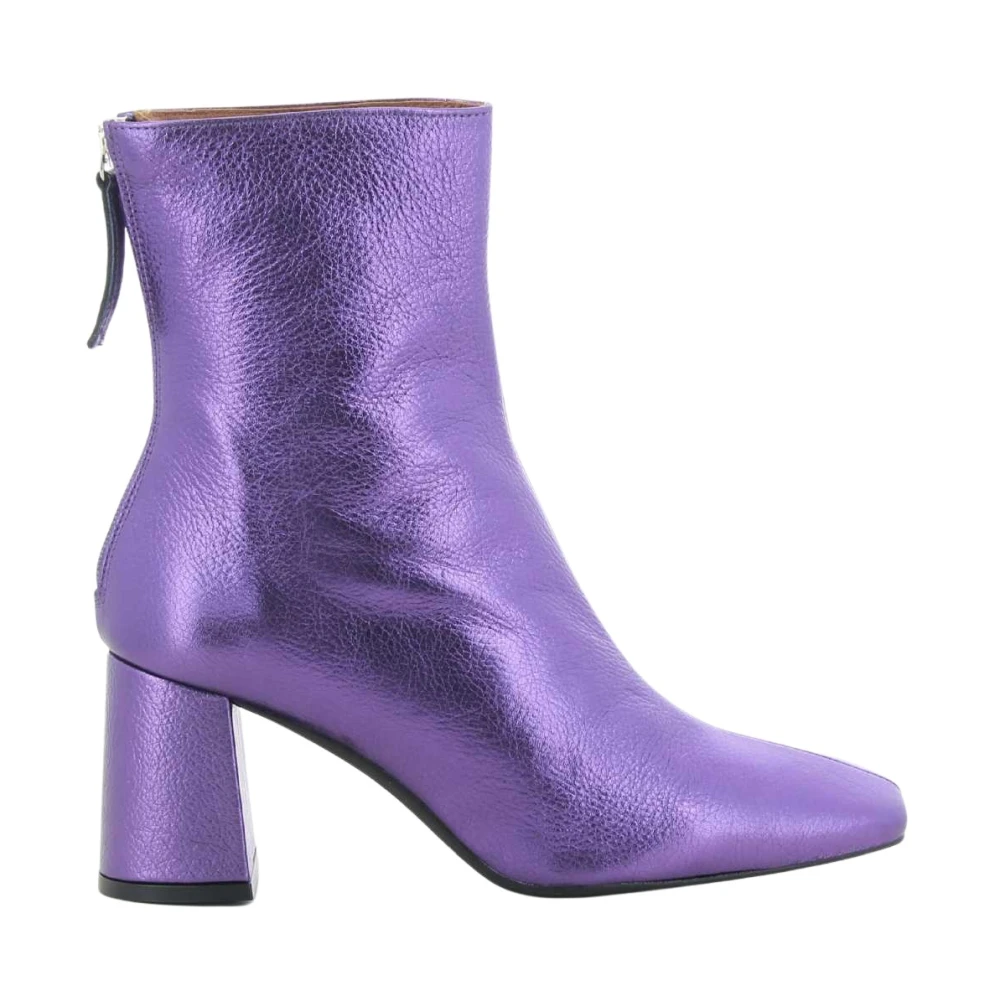 Angel Alarcon Heeled Boots Purple Dames
