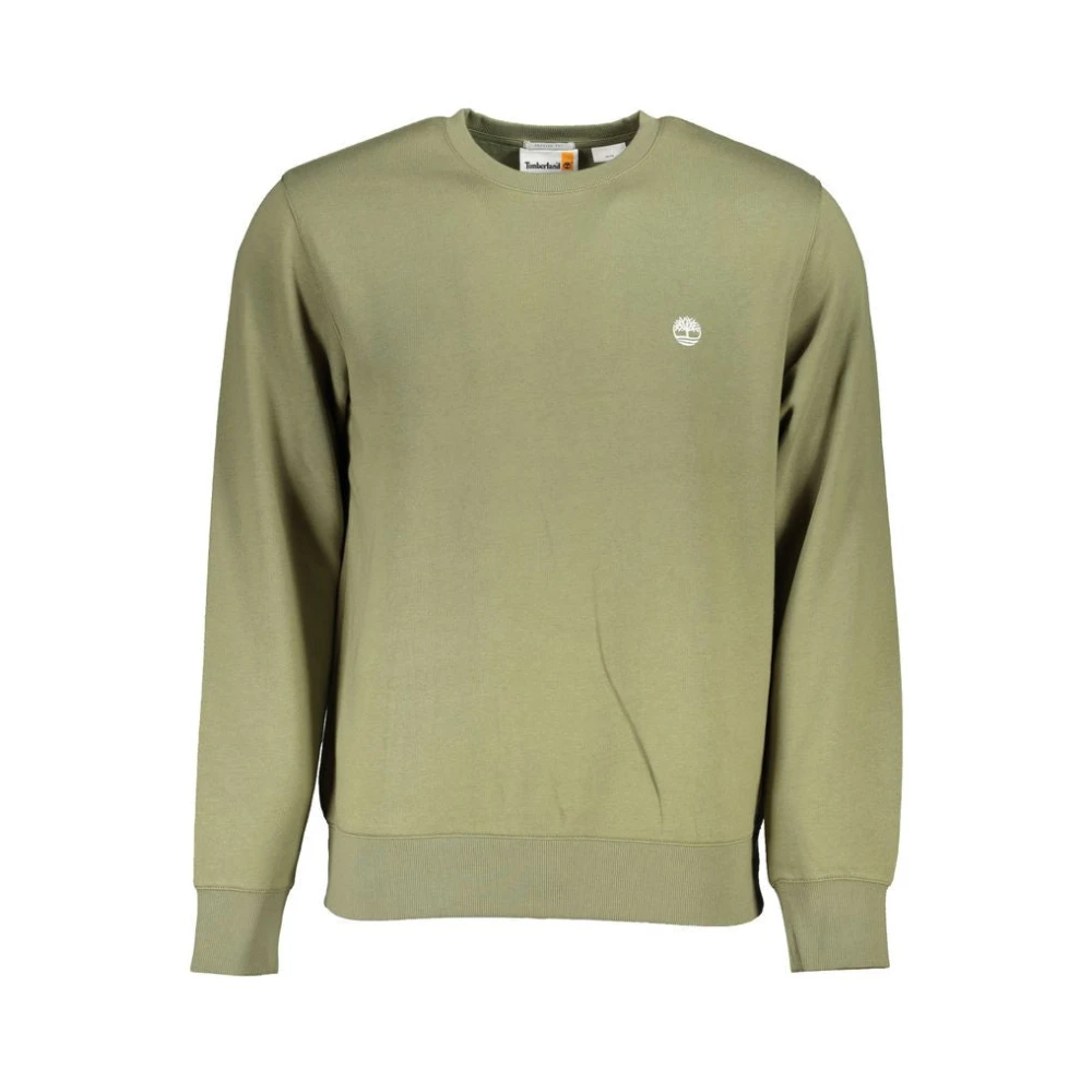 Timberland Groen Fleece Sweatshirt met Ronde Hals Green Heren
