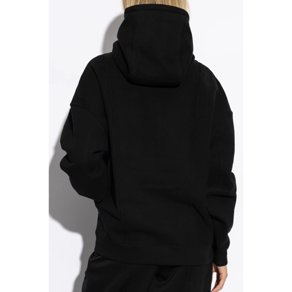Saint Laurent Hoodie met halve rits Black Dames