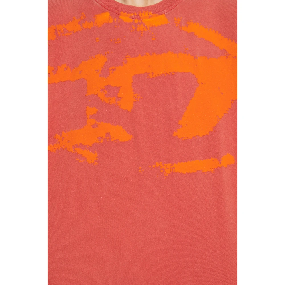 Diesel T-shirt T-Boxt-R21 Red Heren