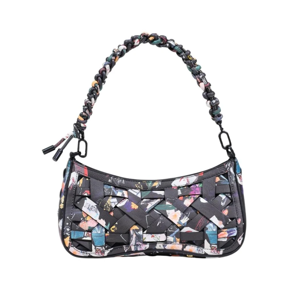 Desigual Women's Black Handbag With Zip And Inside Pocket