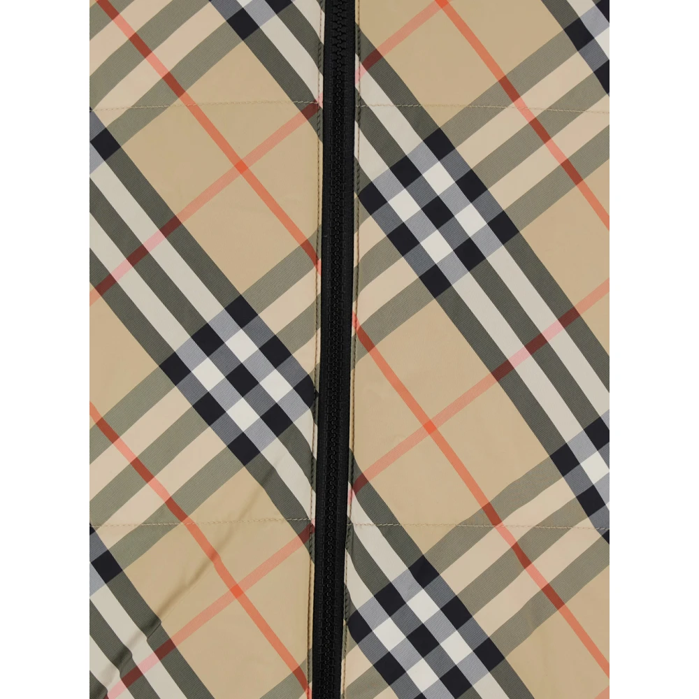 Burberry Omkeerbare Donsjas met Capuchon Beige Heren