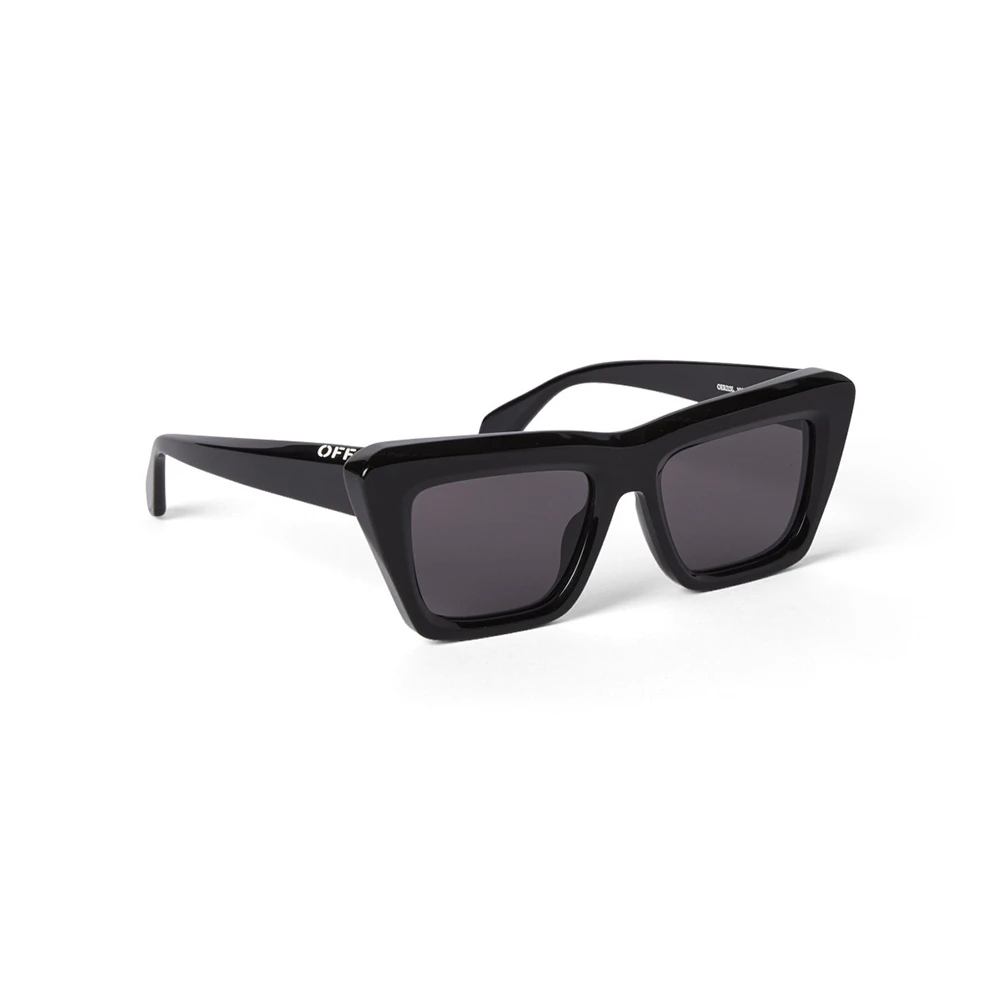 Off White Unisex Black Sunglasses, One Size, /Grey Cat Sunglasses Hampton