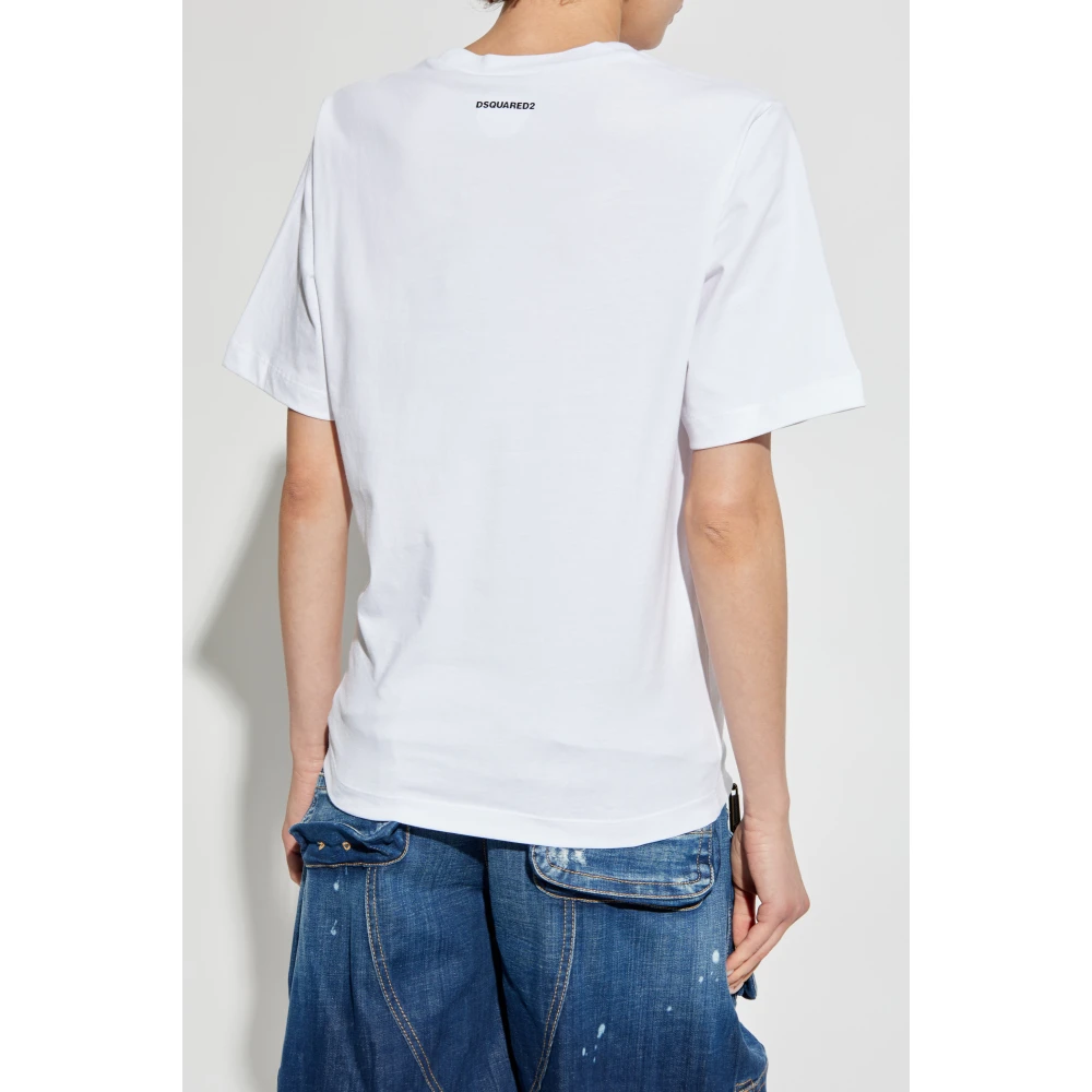 Dsquared2 Hoodie White Dames