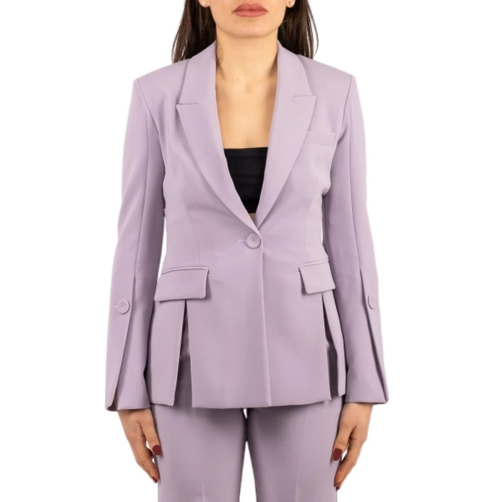 Pinko Kvinno Lila Jackor Dam, S, Carciofo Blazer