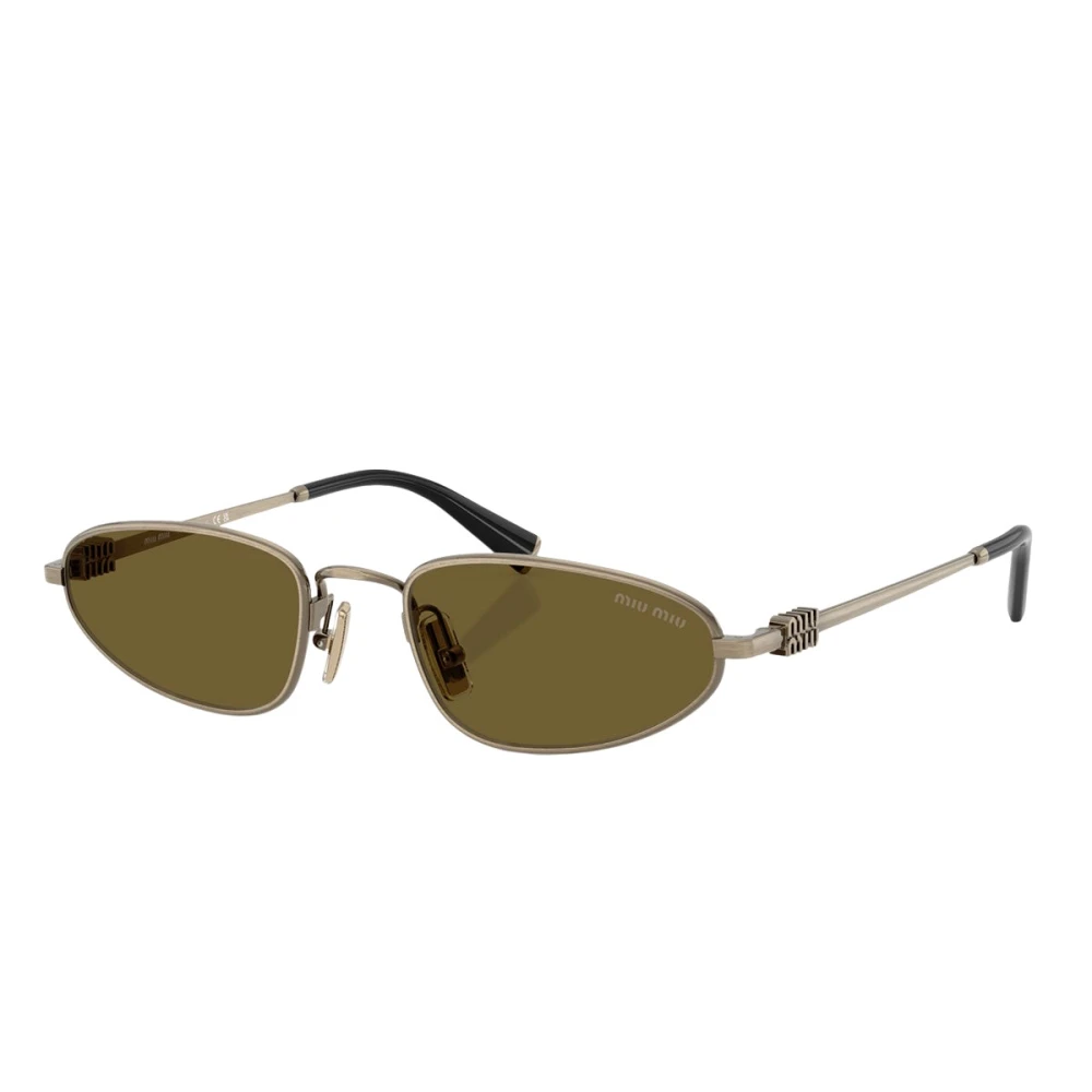 Miu Miu Unisex Yellow Sunglasses, 52 Mm, Mua52s Sunglasses