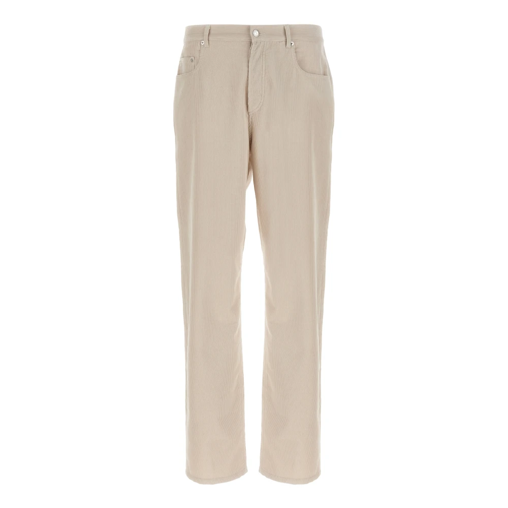 A.p.c. Men's White Straight Trousers, W32, Fairfax Trousers