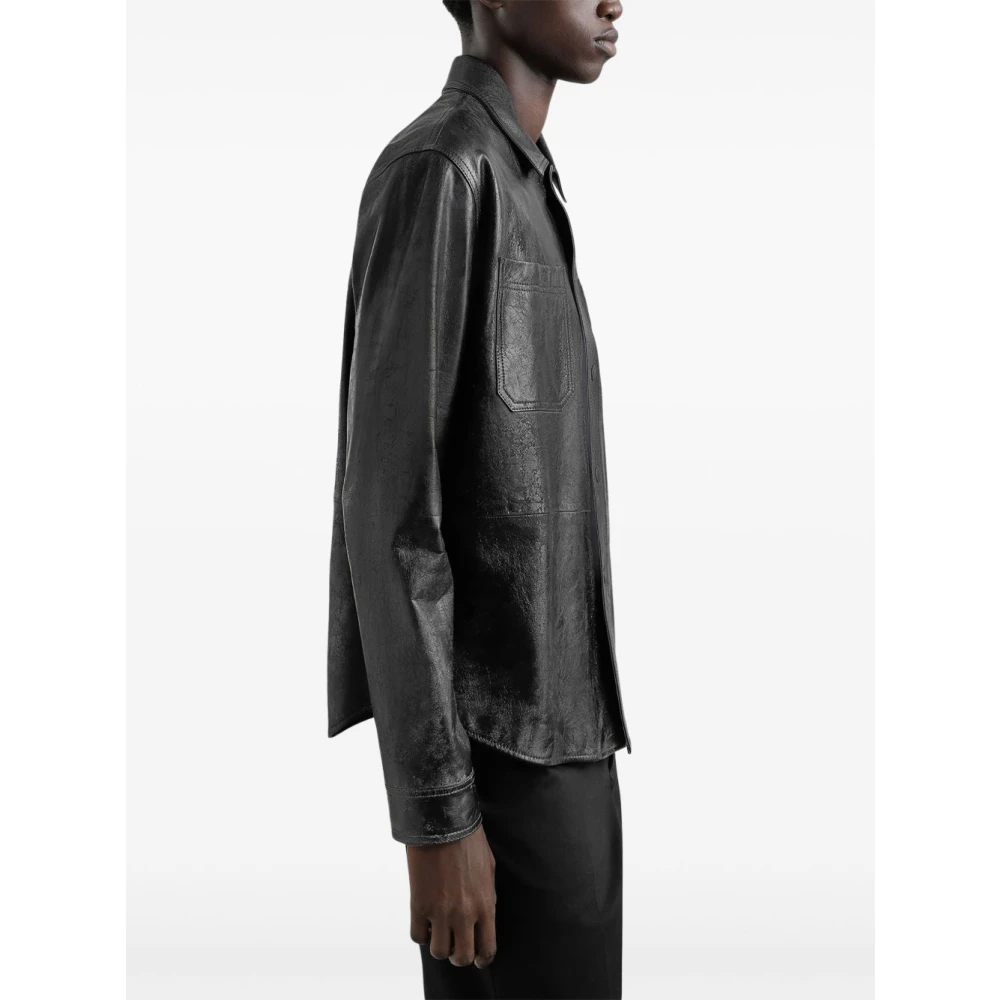 Dolce & Gabbana Zwarte Overhemden voor Mannen Black Heren