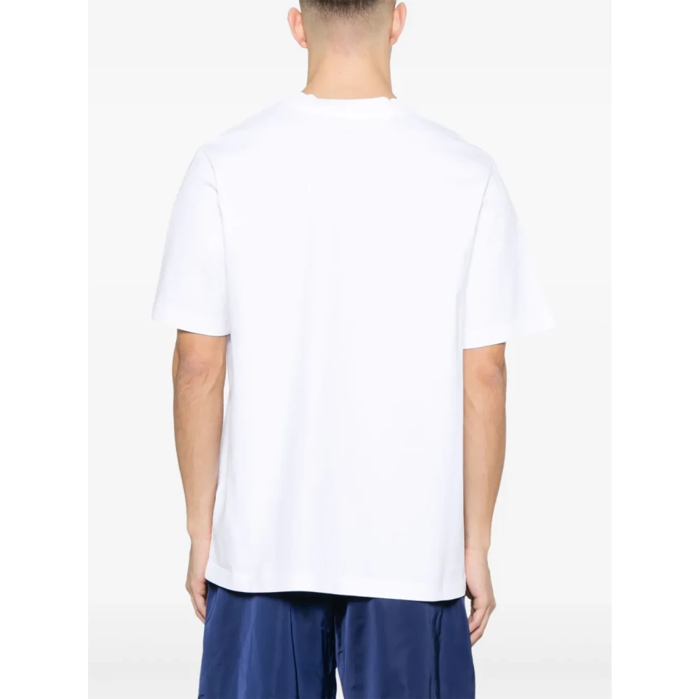 Casablanca Surf Trip T-shirt Korte Mouw Wit White Heren