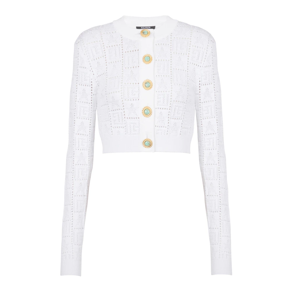 Knitwear > Cardigans - - Balmain - Modalova