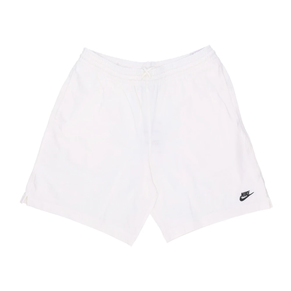 Nike Club Gebreide Korte Trainingspak Broek White Heren