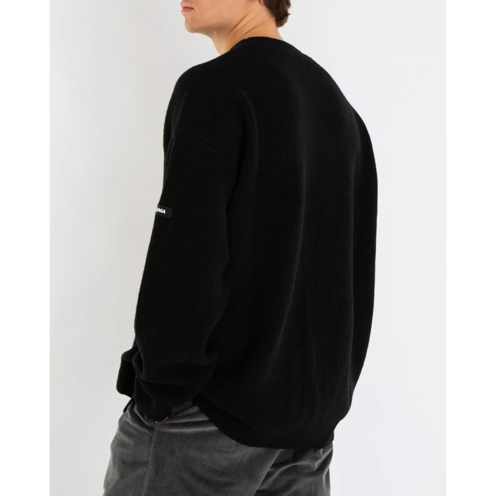Balenciaga Crewneck Sweater voor heren Black Heren