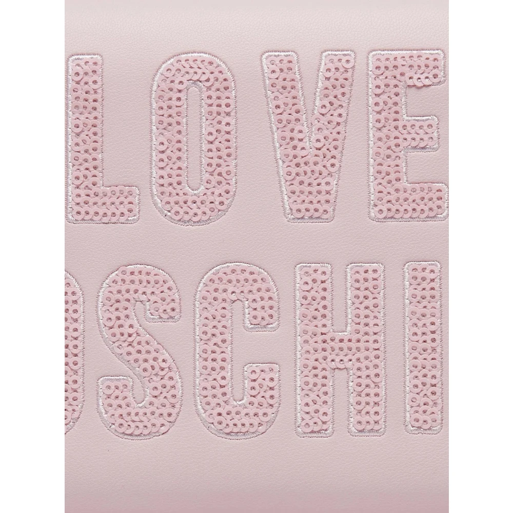 Love Moschino Paillet Schoudertas Pink Dames