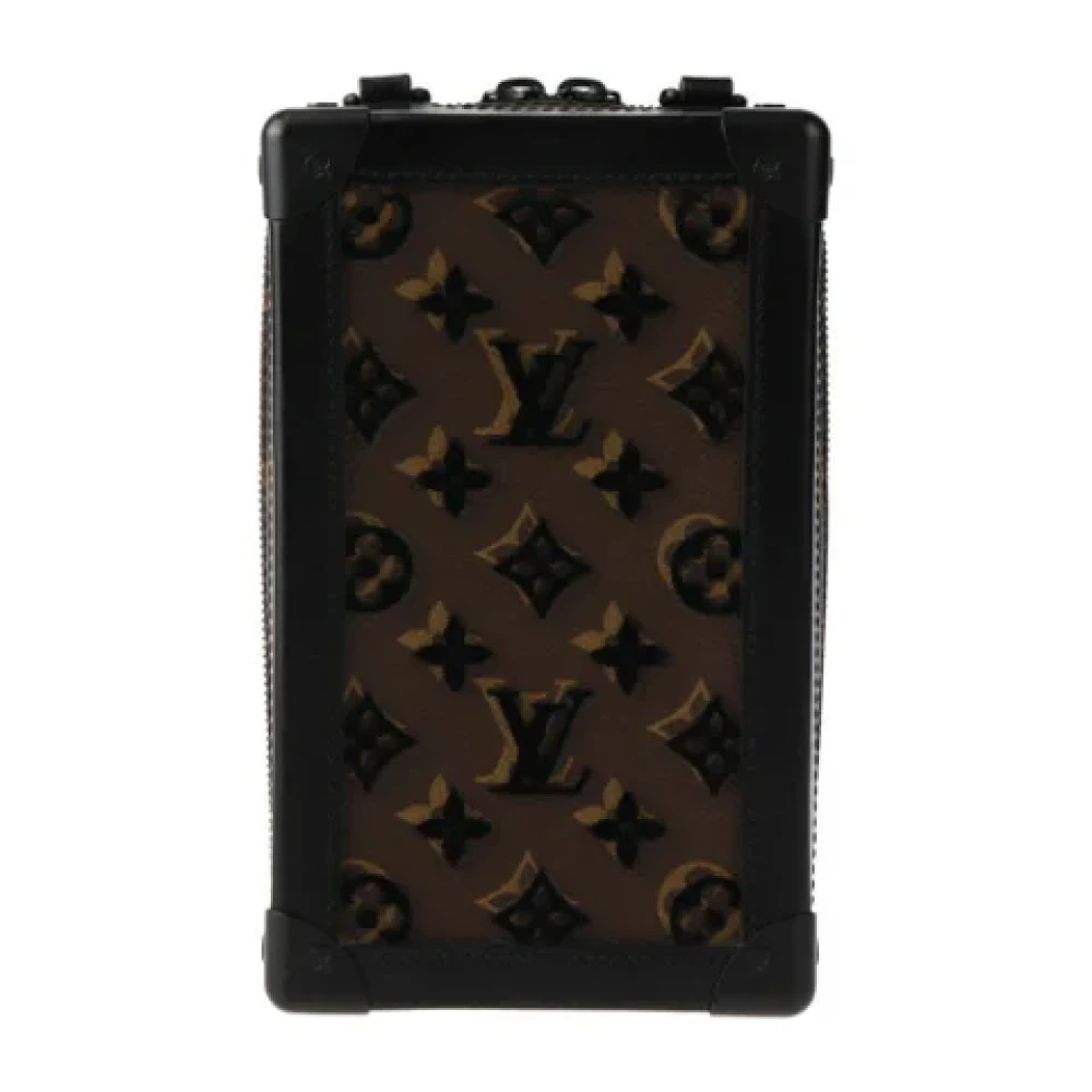 Louis Vuitton Vintage Pre-owned Canvas shoulder-bags Black Dames
